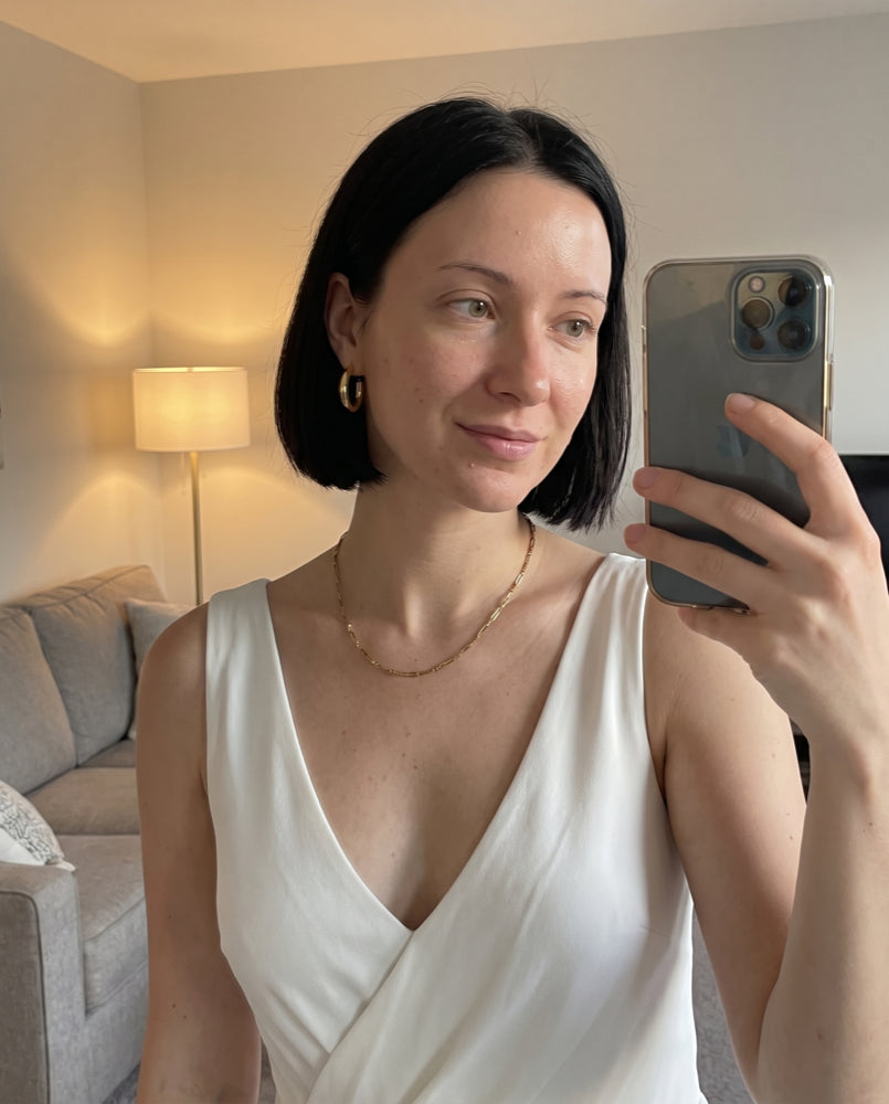 After — rich golden, week 6