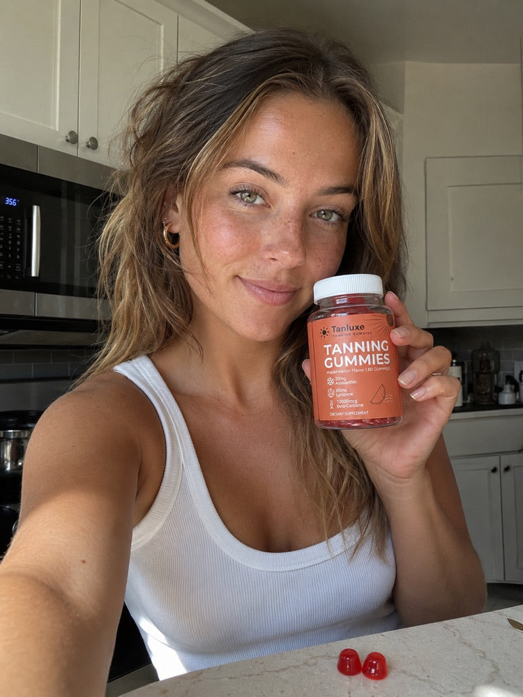 After — golden tan, week 5