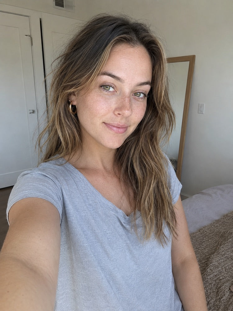 Before — pale skin, week 1