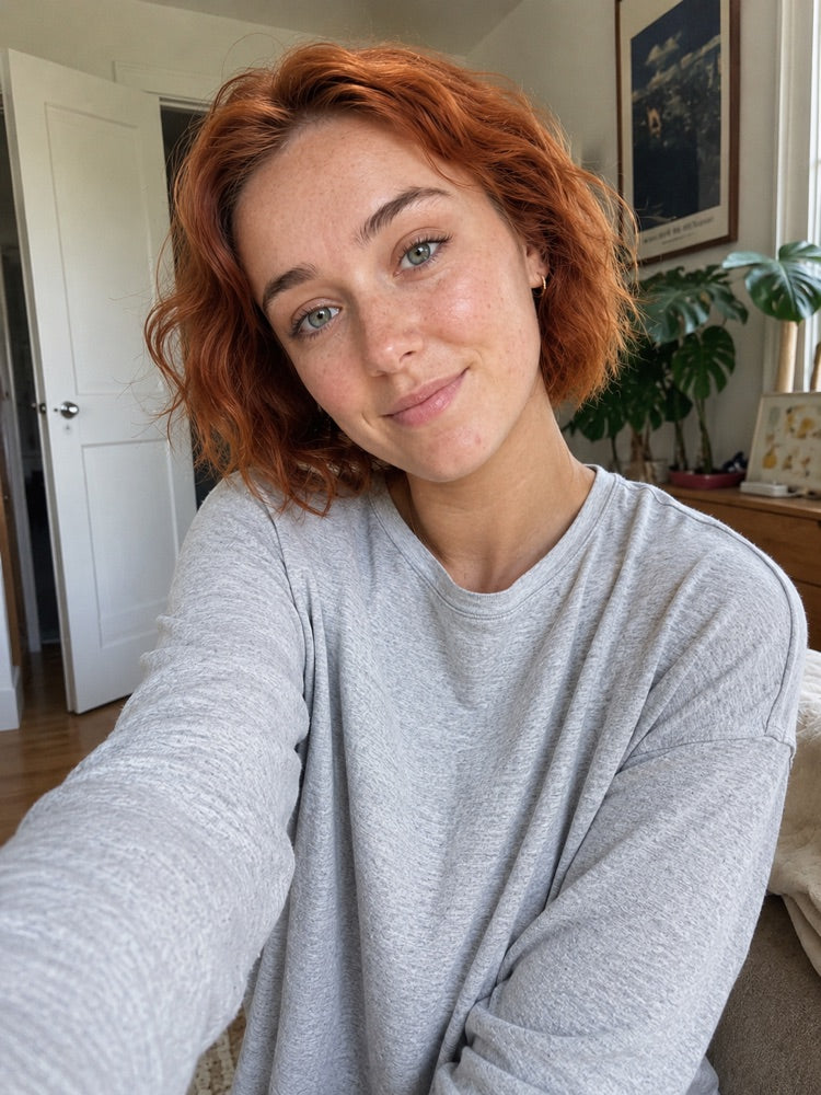 Before — pale, pre-event