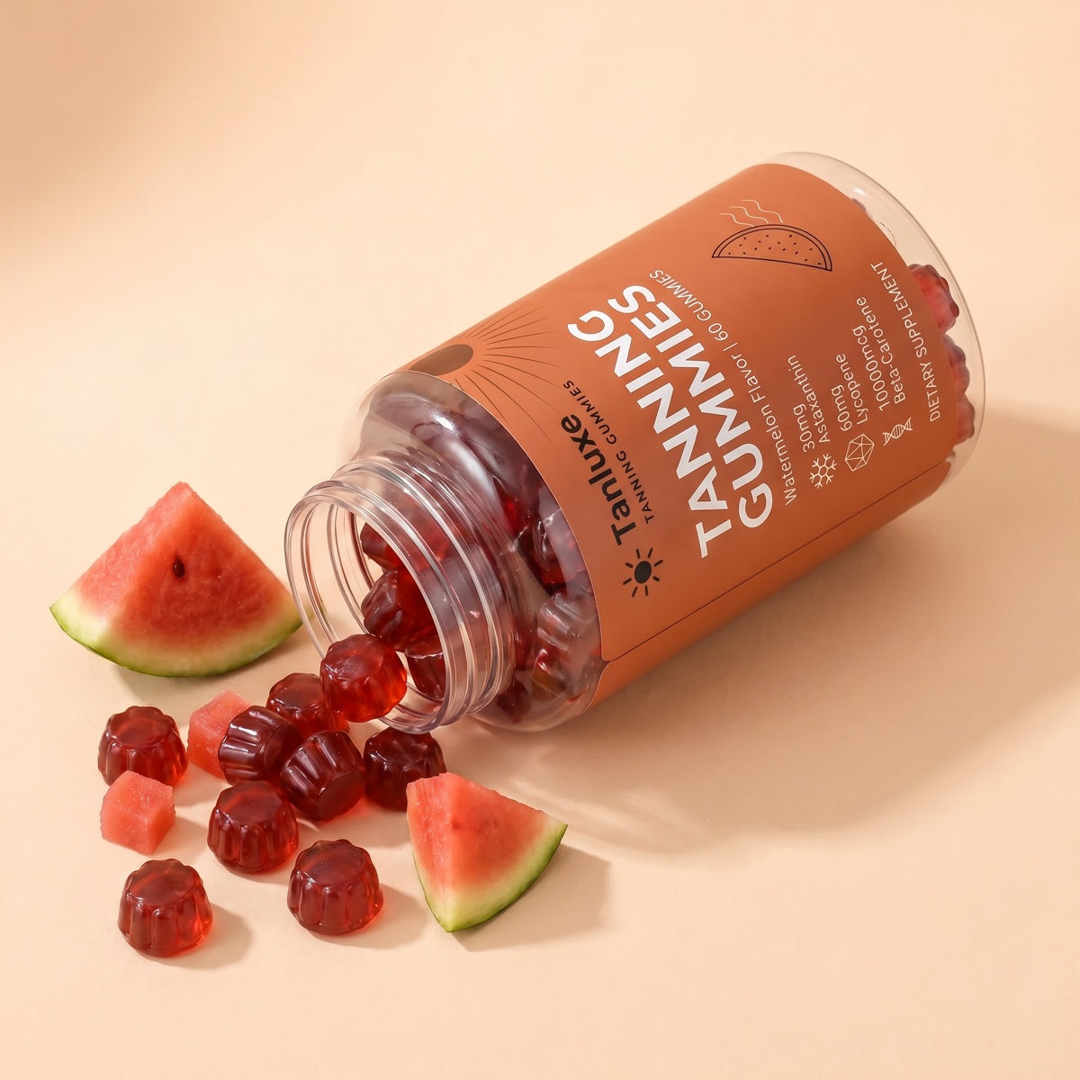 Golden gummies and carotenoid foods from within