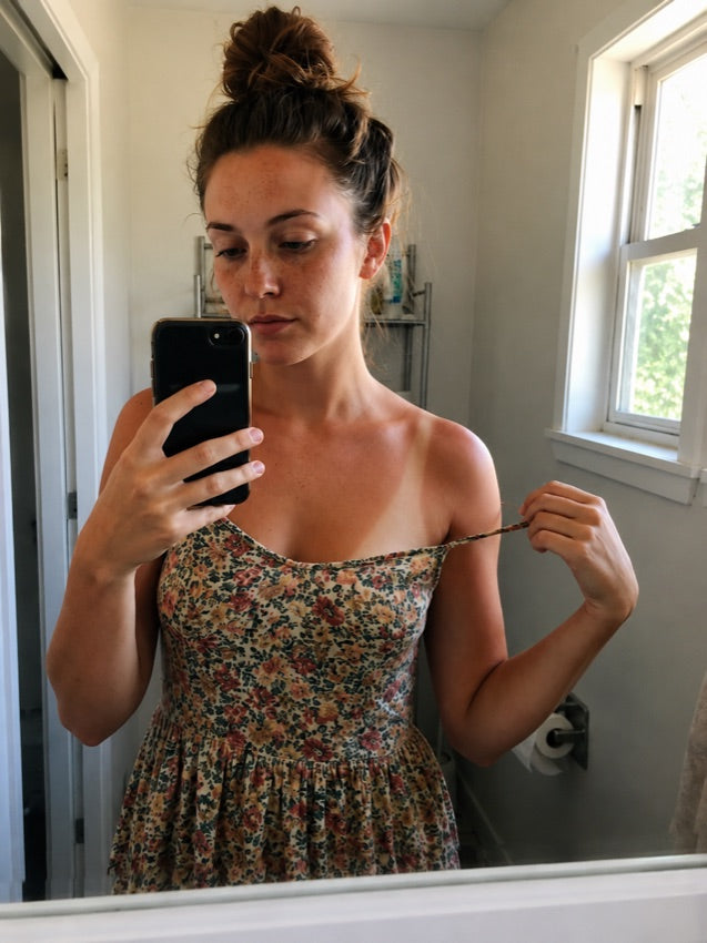 Tanluxe customer with a golden tan